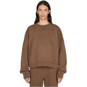 Entire Studios, Heren, Sweatshirts & Hoodies, Bruin, Maat: S Katoen,