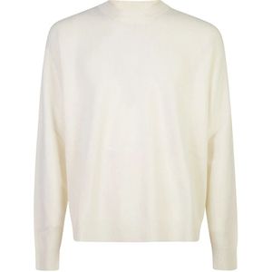 Roberto Collina, Heren, Truien, Wit, Maat: XL Wol,