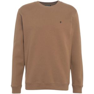 Dondup, Heren, Sweatshirts & Hoodies, Beige, Maat: M Katoen,