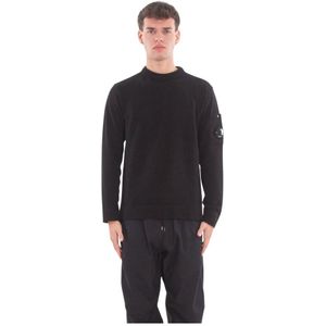 C.p. Company, Heren, Truien, Zwart, Maat: M Katoen,