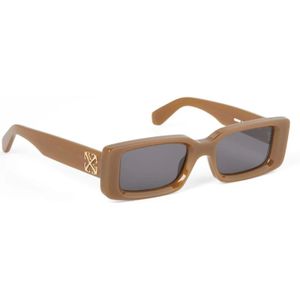 Off White, unisex, Accessoires, Bruin, Maat: 50 MM