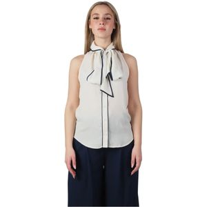 Ralph Lauren, Dames, Blouses & Shirts, Grijs, Maat: M Poliester,