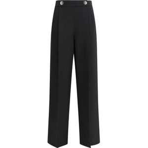 Giorgio Armani, Dames, Broeken, Zwart, Maat: M Zijde,