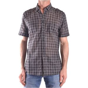 Neil Barrett, Heren, Overhemden, Grijs, Maat: 2XS