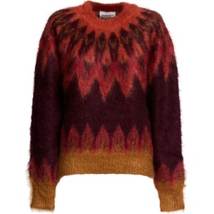Isabel Marant, Dames, Truien, Veelkleurig, Maat: XS Wol,