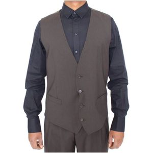 Dolce & Gabbana - Dress Vest - Bruin - Wol - Enkelrij