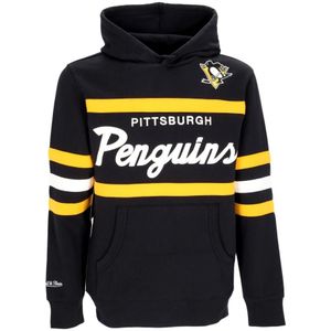 Mitchell & Ness, Heren, Sweatshirts & Hoodies, Zwart, Maat: S Katoen,