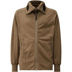 C.p. Company, Heren, Sweatshirts & Hoodies, Groen, Maat: XL Fleece,