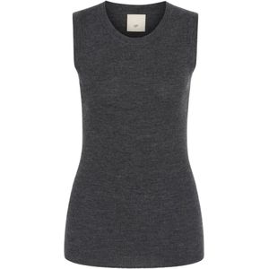 Heartmade, Dames, Truien, Grijs, Maat: XS Wol,