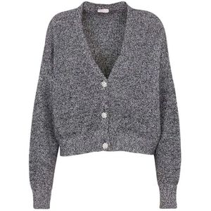 Liu Jo, Dames, Truien, Grijs, Maat: S Polyamide,