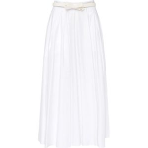 Elisabetta Franchi, Dames, Rokken, Wit, Maat: L