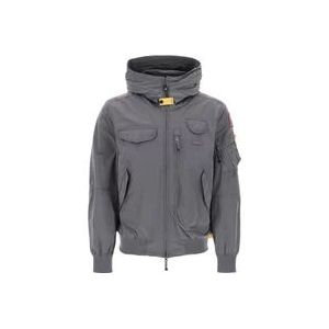 Parajumpers Gobi Hooded Bomberjack , Gray , Heren , Maat: XL