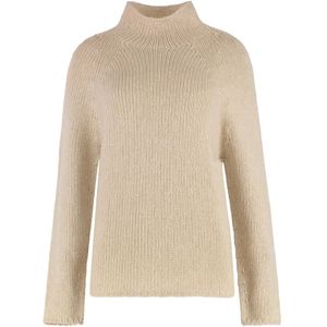 THE (Alphabet), Dames, Truien, Beige, Maat: S Kasjmier,