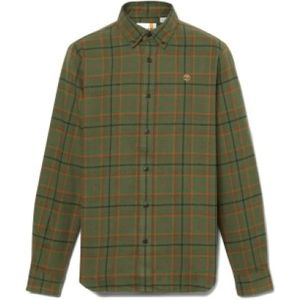 Timberland, Heren, Overhemden, Groen, Maat: S Flanel,
