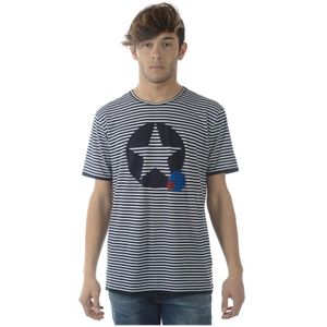 Daniele Alessandrini, Heren, Tops, Blauw, Maat: XL Katoen,