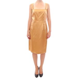Dolce & Gabbana - Jurken - Bruin - Zijde