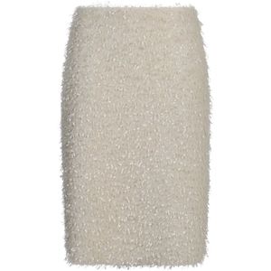 Vince, Dames, Rokken, Beige, Maat: XS Spandex,