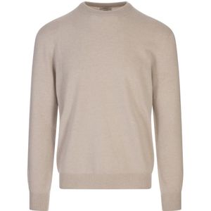 Agnona, Heren, Truien, Bruin, Maat: XL Kasjmier,