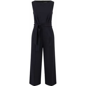 Jumpsuit - Effen - Ronde Hals - Mouwloos - Brede Bandjes - Slanke Pasvorm