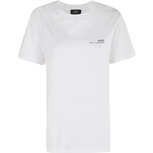 A.p.c., Dames, Tops, Wit, Maat: S Katoen,
