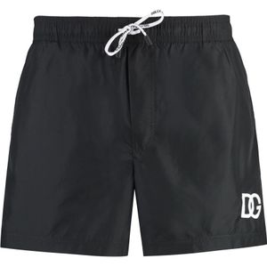 Dolce & Gabbana, Heren, Badkleding, Zwart, Maat: S Poliester,