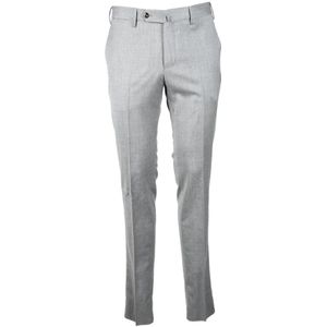 PT Torino, Heren, Broeken, Grijs, Maat: XL Wol,