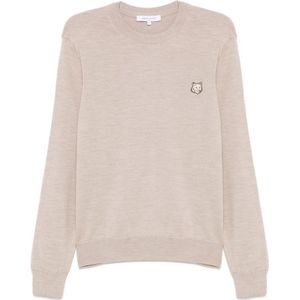 Maison Kitsuné, Heren, Truien, Grijs, Maat: L