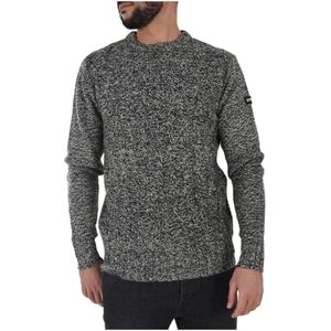 Schott Nyc, Heren, Truien, Zwart, Maat: M Wol,