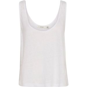 Gestuz, Dames, Tops, Wit, Maat: XS Linnen,