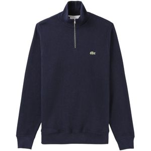 Lacoste, Heren, Sweatshirts & Hoodies, Blauw, Maat: L Katoen,