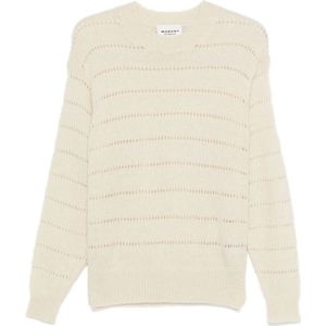 Marant étoile, Dames, Truien, Beige, Maat: S Acryl,