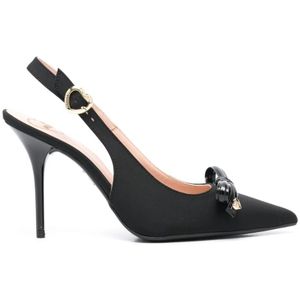 Love Moschino, Dames, Schoenen, Zwart, Maat: 40 EU Leer,