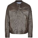 Bugatti - Heren Leren Jas - Bruin - Buamadeo