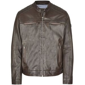 Bugatti - Heren Leren Jas - Bruin - Buamadeo