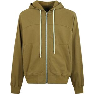Rick Owens, Heren, Sweatshirts & Hoodies, Groen, Maat: S