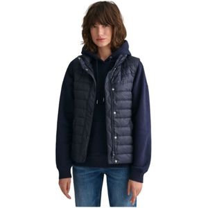 Gant, Dames, Jassen, Blauw, Maat: S Poliester,