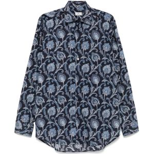 Etro, Heren, Overhemden, Blauw, Maat: M