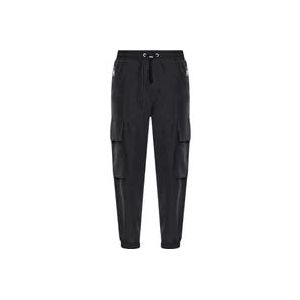 Balmain Broek met logo , Black , Heren , Maat: M