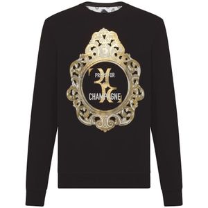 Billionaire, Heren, Sweatshirts & Hoodies, Zwart, Maat: XS Katoen,