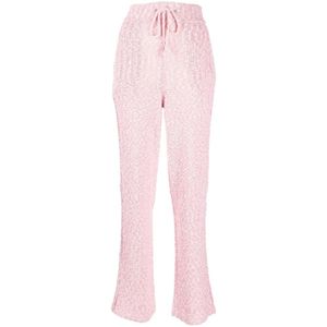 Ferragamo, Dames, Broeken, Roze, Maat: S Katoen,