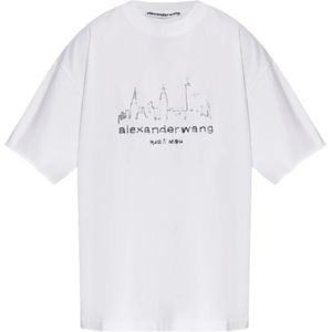 Alexander Wang, Dames, Tops, Wit, Maat: S