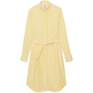 Ines de la Fressange Paris, Dames, Jurken, Geel, Maat: 2XS Katoen,