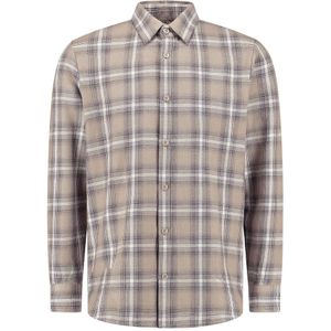 Pure Path, Heren, Overhemden, Bruin, Maat: S Katoen,