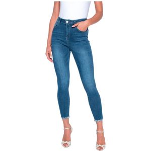 Frank Lyman, Dames, Jeans, Blauw, Maat: L Denim,