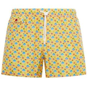 Kiton, Heren, Badkleding, Geel, Maat: XL Poliester,