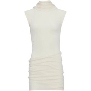 Aya Muse, Dames, Jurken, Wit, Maat: M Zijde,