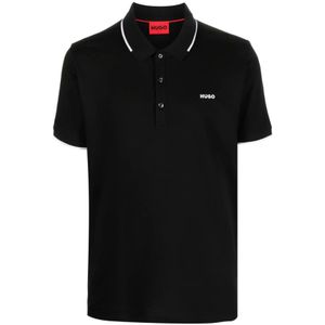 Hugo, Heren, Tops, Zwart, Maat: XL Katoen,