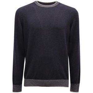 Peserico, Heren, Truien, Blauw, Maat: M Zijde,