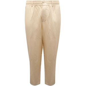 Patrizia Pepe, Heren, Broeken, Wit, Maat: XL Linnen,