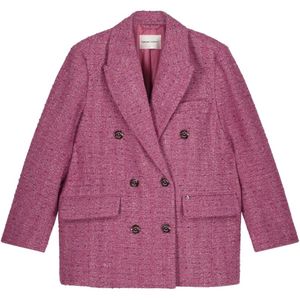 Fabienne Chapot - Tussenmantel - Pink - Klassieke Mantel
